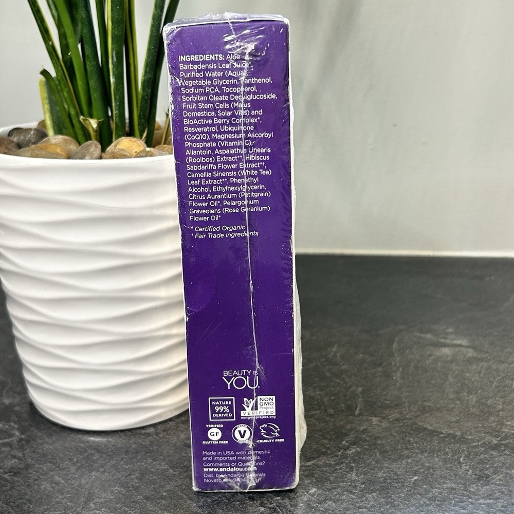 Andalou Naturals Blossom + Leaf Anti Aging‎ Toning Refresher 6 oz SEALED - Picture 6 of 10